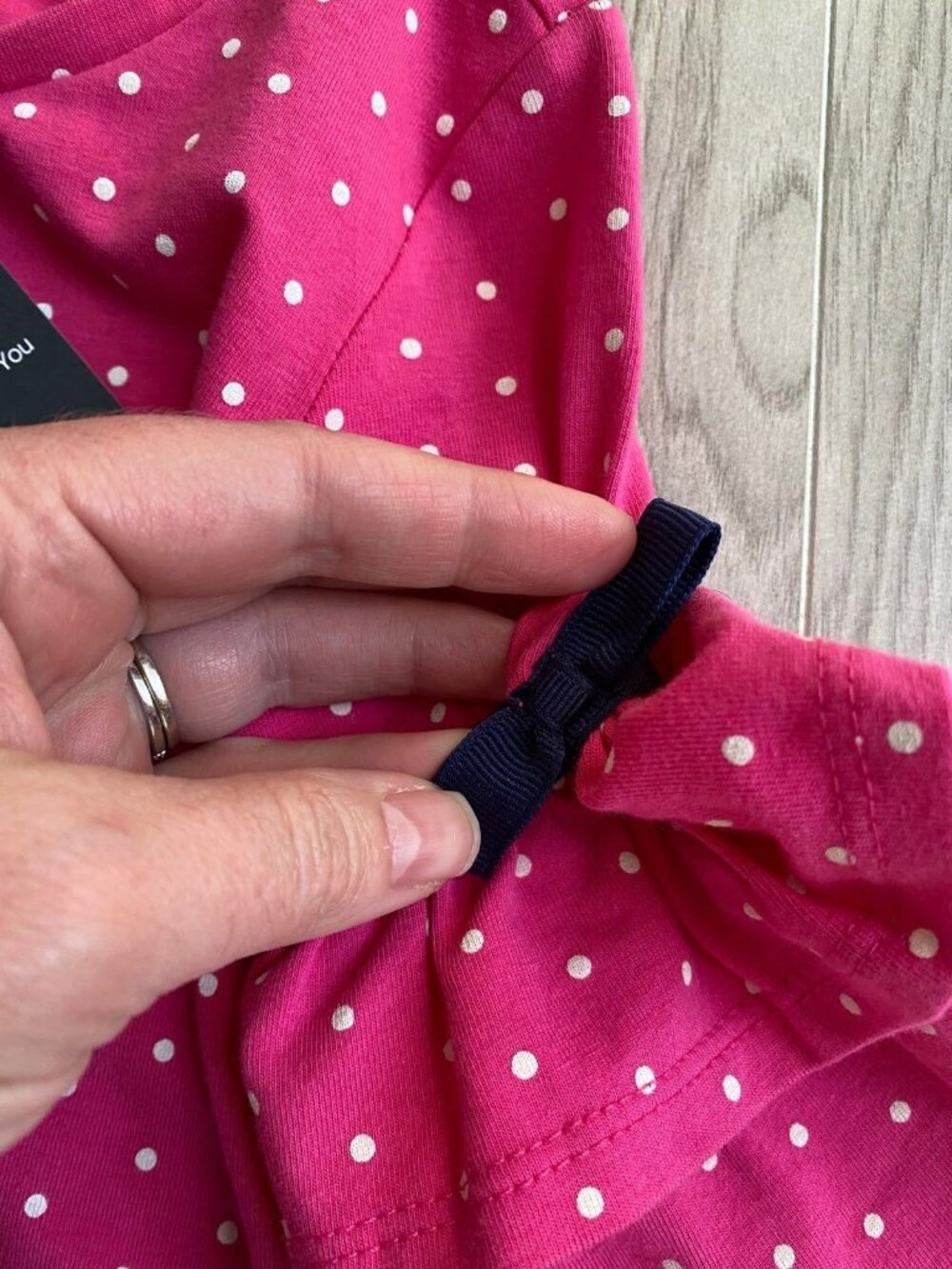 Crown and Ivy Bell Ruffle Bow Sleeve Dress - Picture 3 of 6